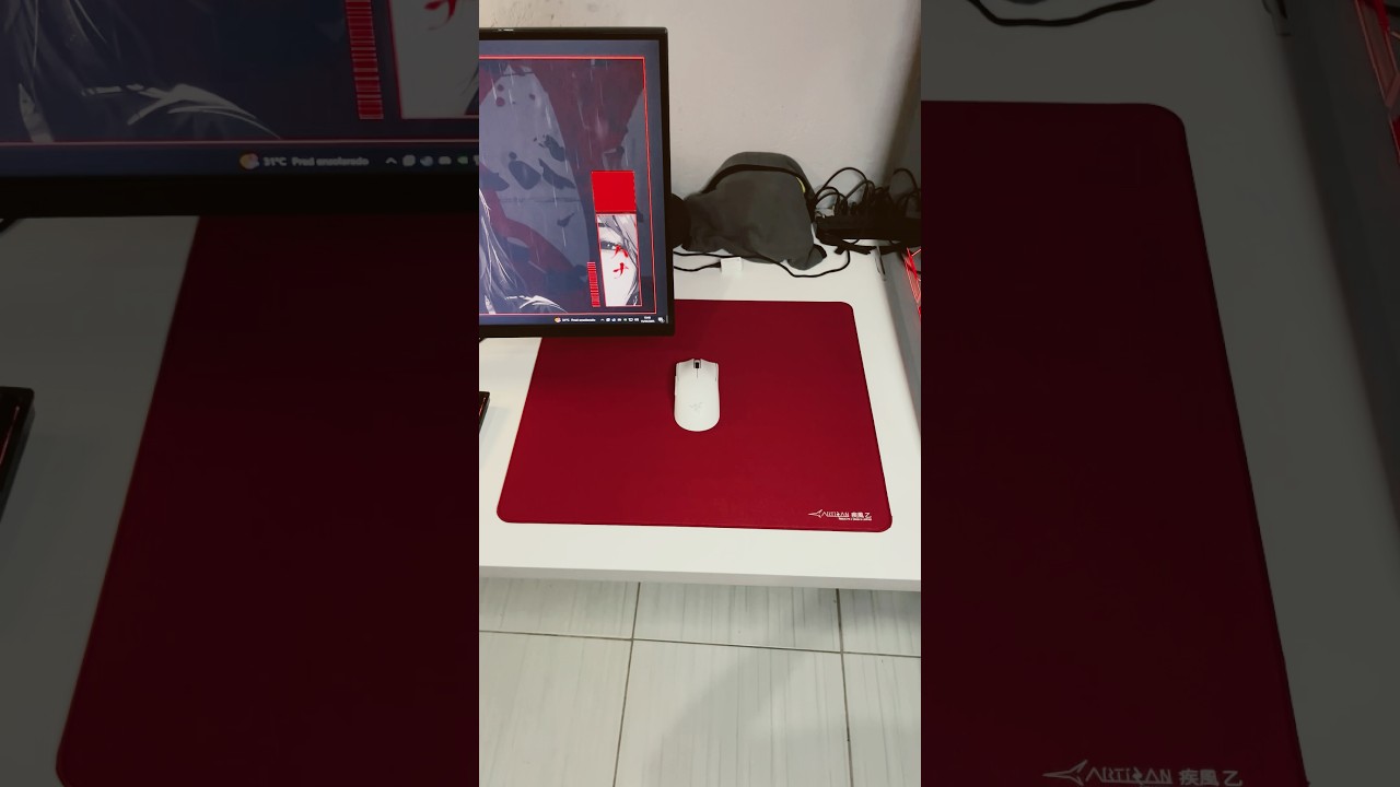 the best hybrid mousepad in the world.. Artisan Hayate Otsu #mousepad #gamer #shorts