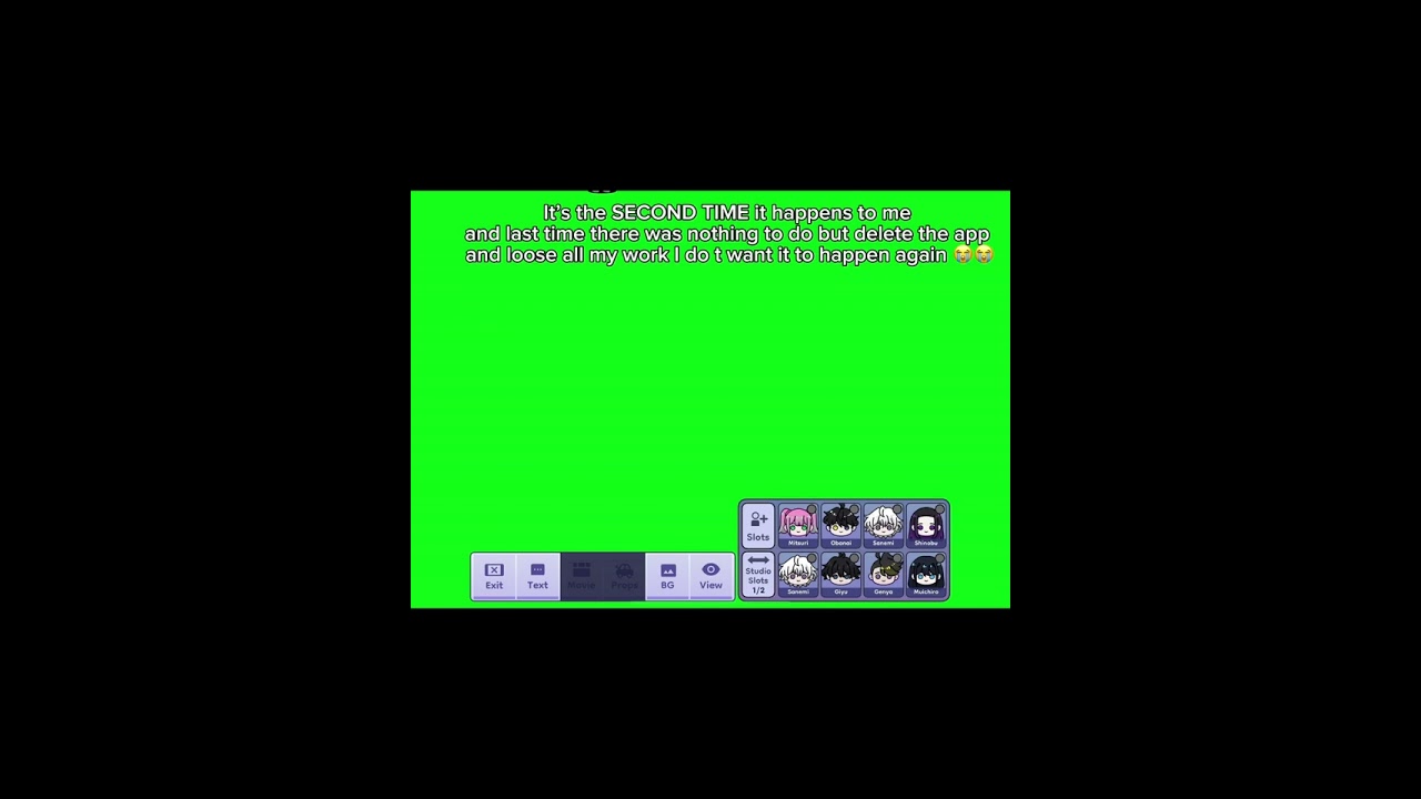 My gl2 is crashing out😫😭#gl2 #gacha #gachaglitch #helpmeplease #glitch #idkwhattodo