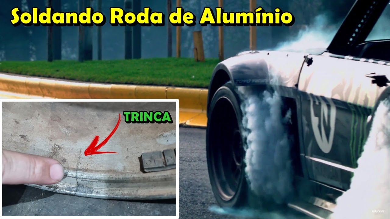 Soldando Roda Automotiva de Alumínio