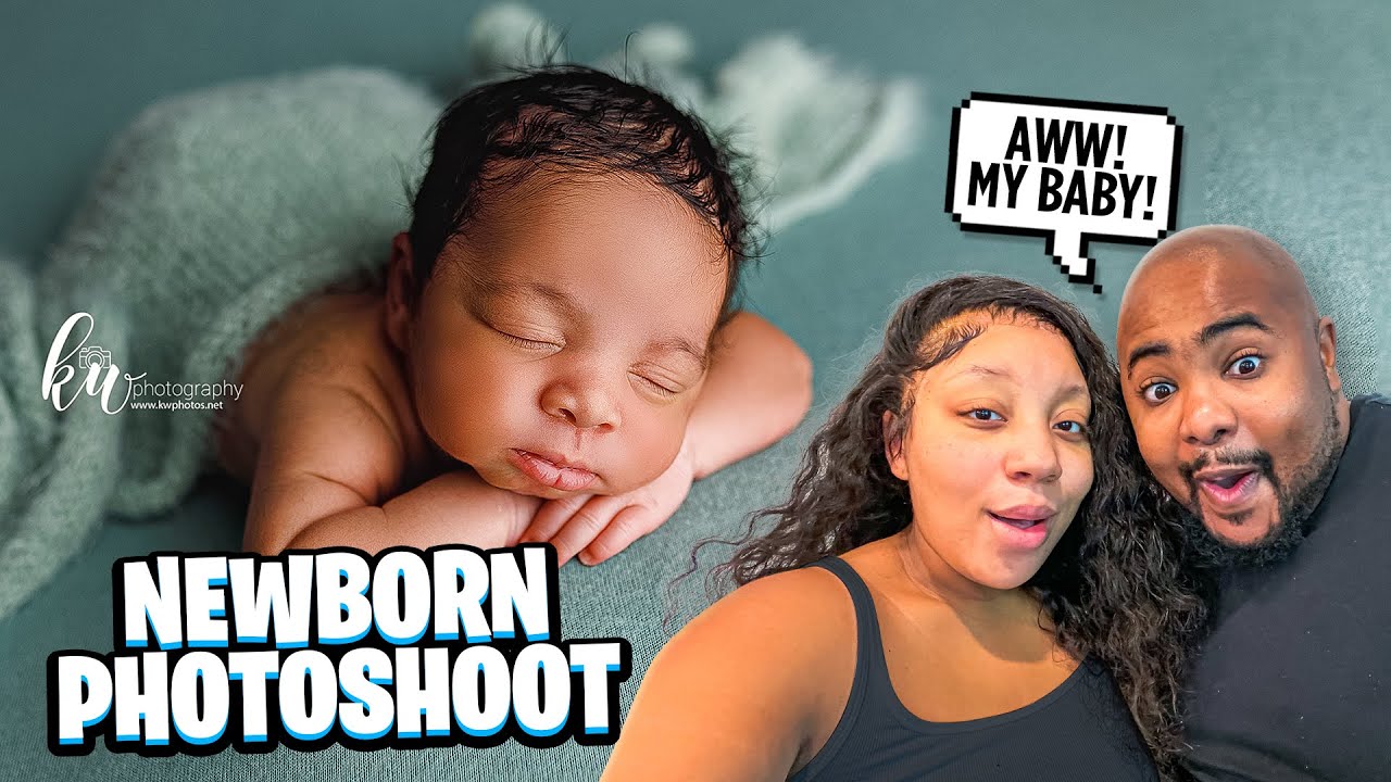 MYLES'S FIRST OFFICIAL PHOTOSHOOT!!! *THE CUTEST NEWBORN PHOTOS*