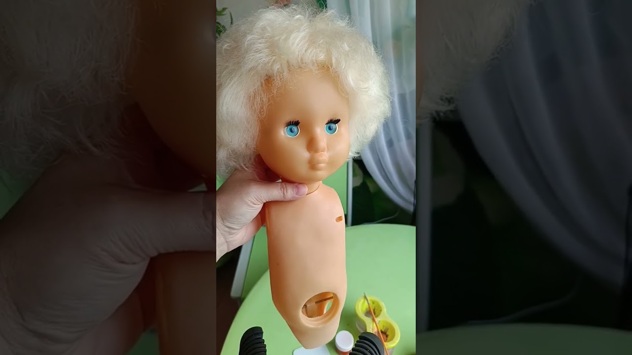 💃Кукла Лида. Донецкий завод игрушек. 🎨 Роспись лица