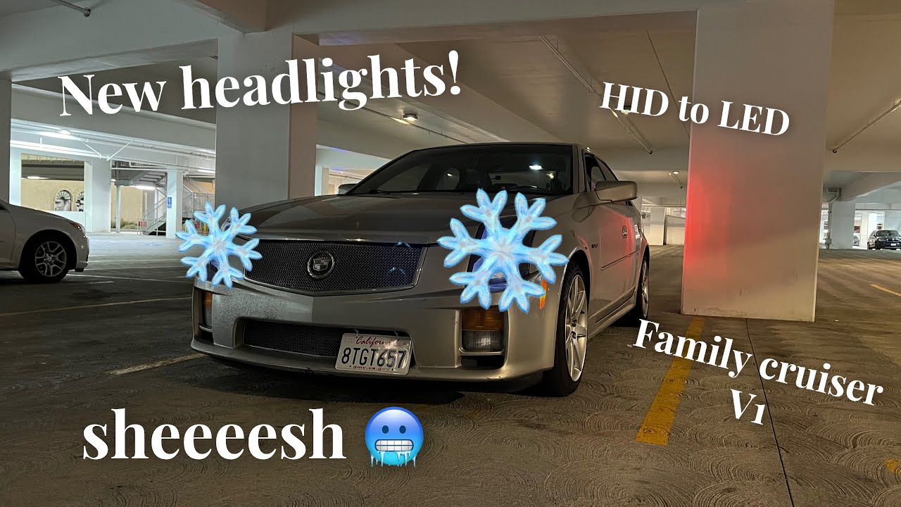 Family cruiser CTS V1 gets new headlights (HID to LED)