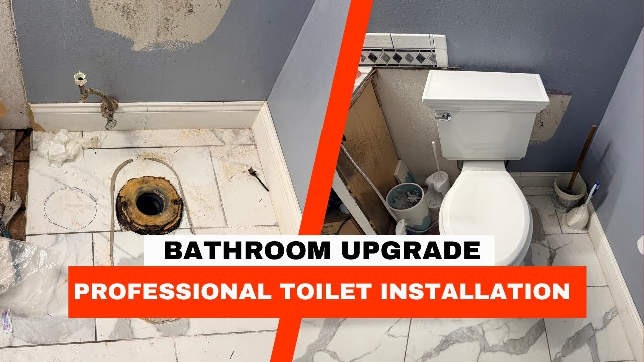 Professional Toilet Installation | Bathroom Upgrade Step by Step