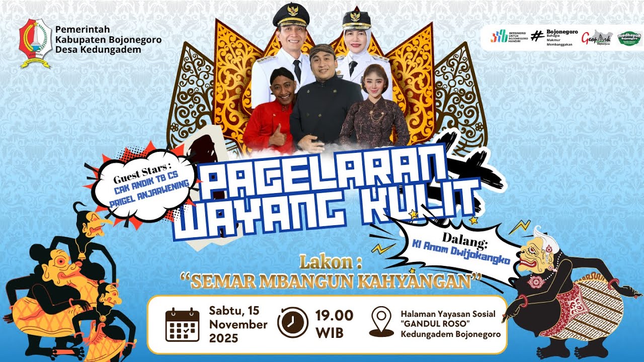 🔴LIVE WAYANG KULIT KI ANOM DWIJOKANGKO, S.Sn 