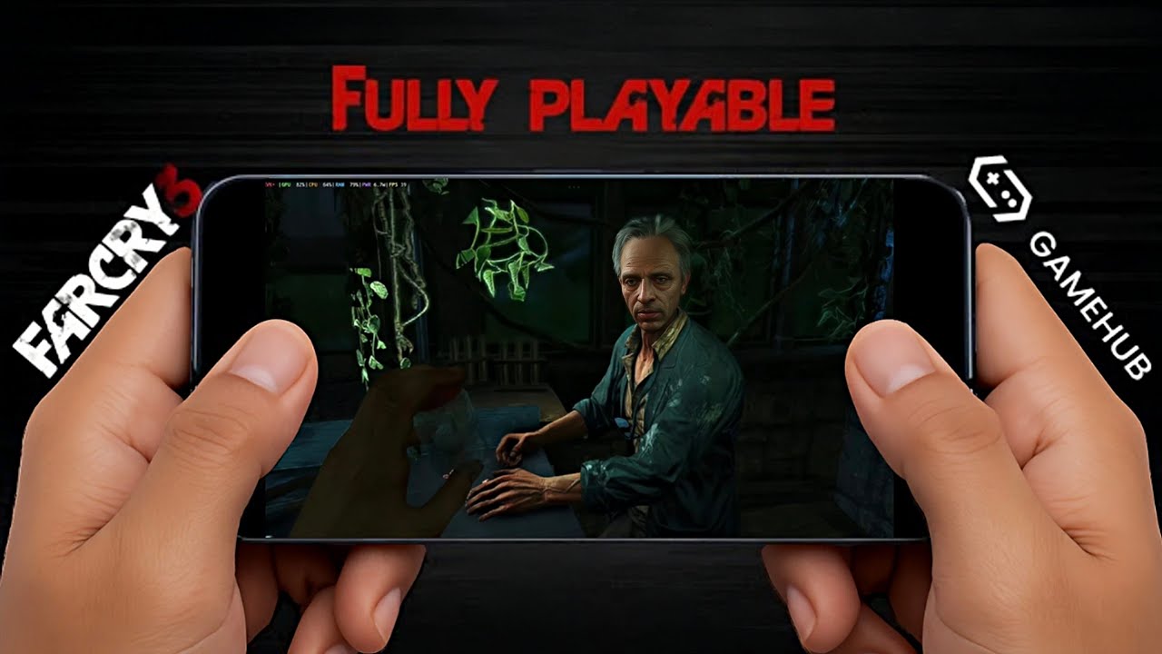 🔥Far Cry 3 On Mobile - Gameplay + Tutorial on GameHub 5.1.0 ไทย🔥