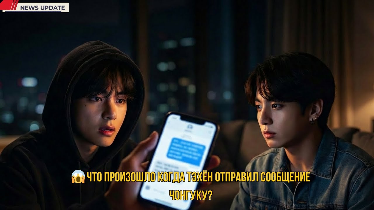 😱 Что Произошло когда Тэхён отправил сообщение Чонгуку?