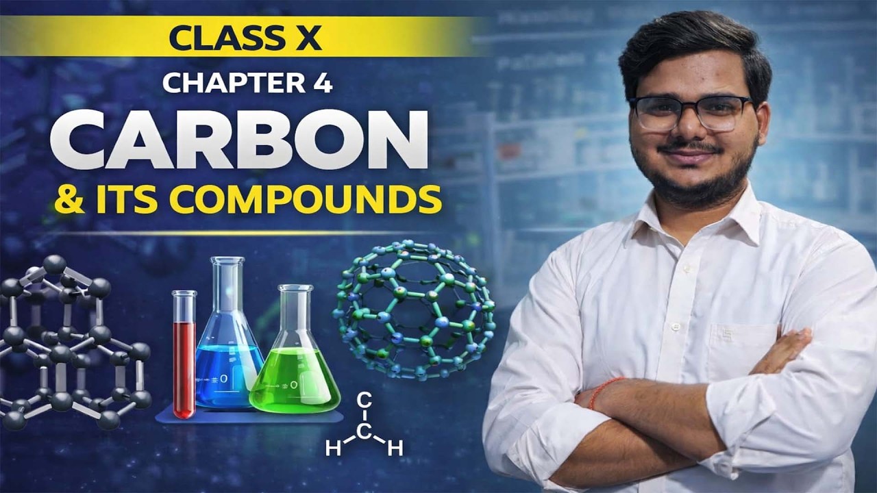Chapter 4 | Carbon & its Compounds | Part 1 | Class 10 | Science | By Ankit Sir | Sanjay Classes