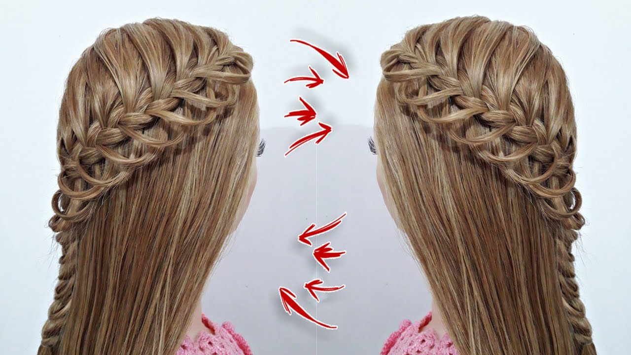 Trenza francesa entretejida | Trenzas fáciles | La reina de las trenzas