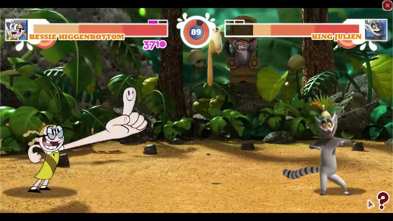Super Brawl Summer Bessie Higgenbottom vs King Julien