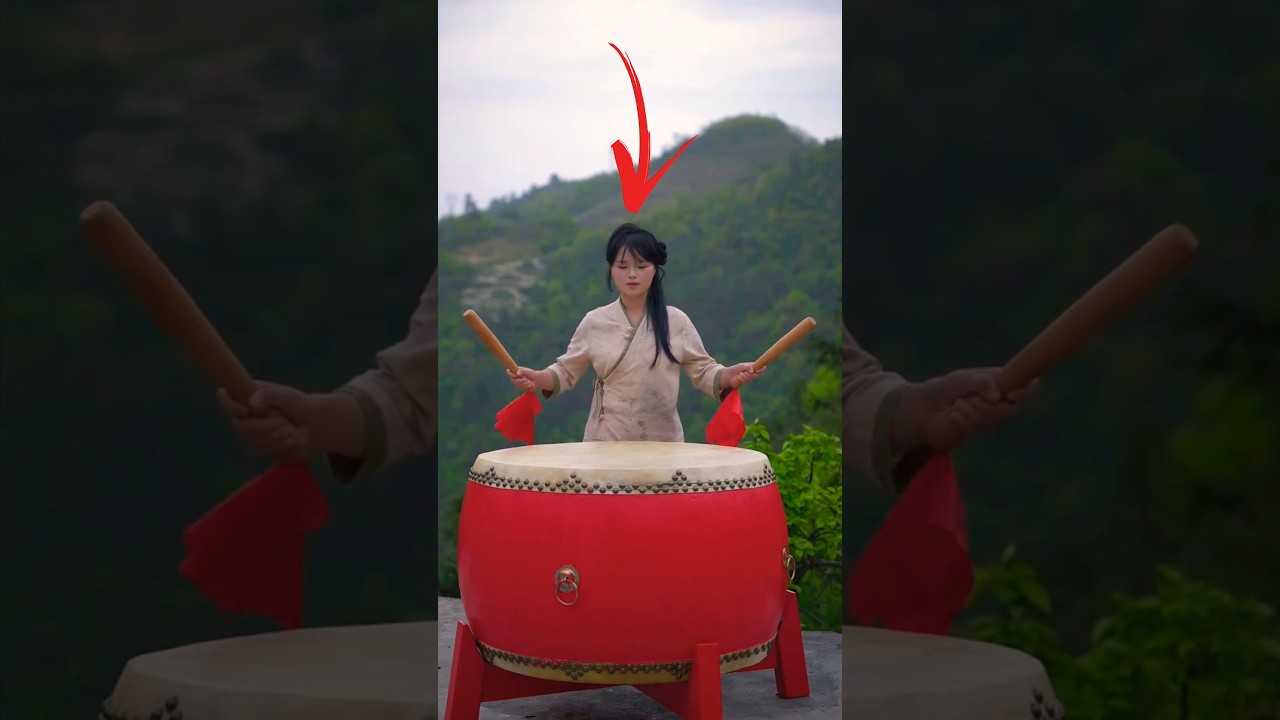 How Chinese War Drums Are Made😱 #handmade #traditionalcraft #craft #homemade