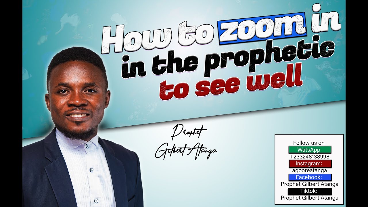 How to zoom in into a prophetic realm of seeing