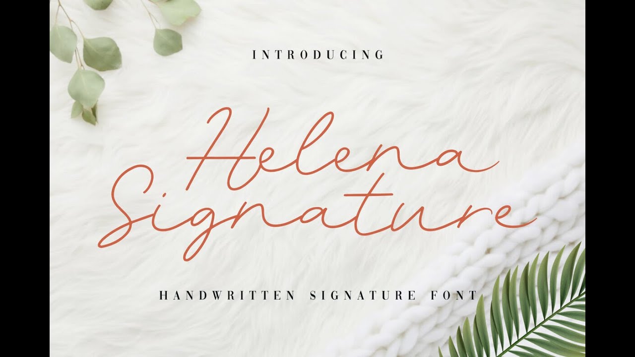 Download Helena Signature Font