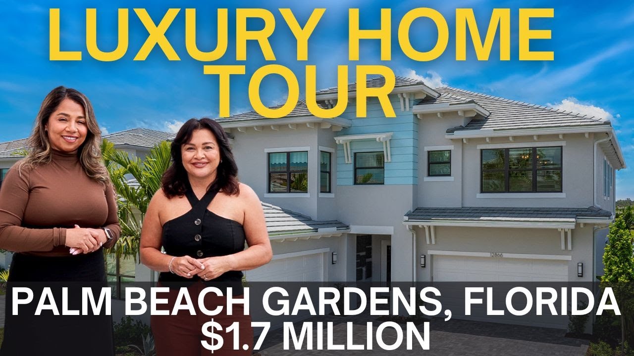 House Tour in Palm Beach Gardens, Florida! - 2025
