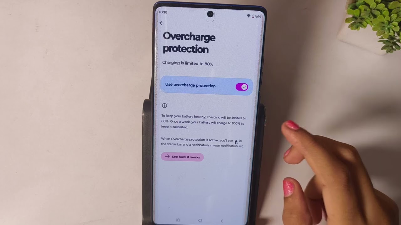 Moto g86 power me overcharge protection kaise use kare | how to use overcharge in moto g86 power 