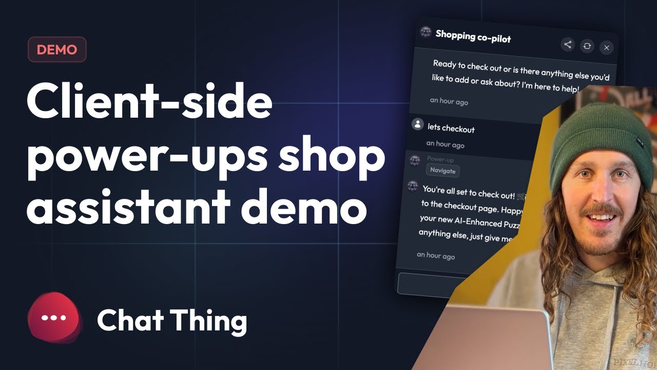 AI shop assistant demo - Client-side power-ups