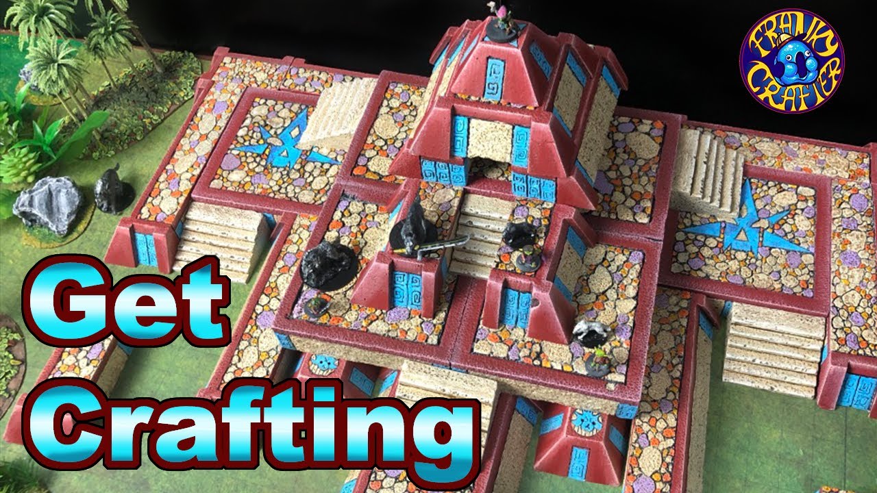 How to Craft a Modular Aztec Temple for dungeons and Dragons