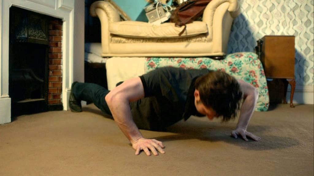 Being Human Series 4 deleted scene Hal Press Ups