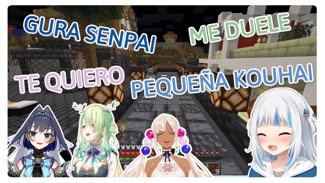 Gura no puede resistirse a sus lindas kouhais Fauna y Sana pero Kronii... [HololiveEN][Sub Español]