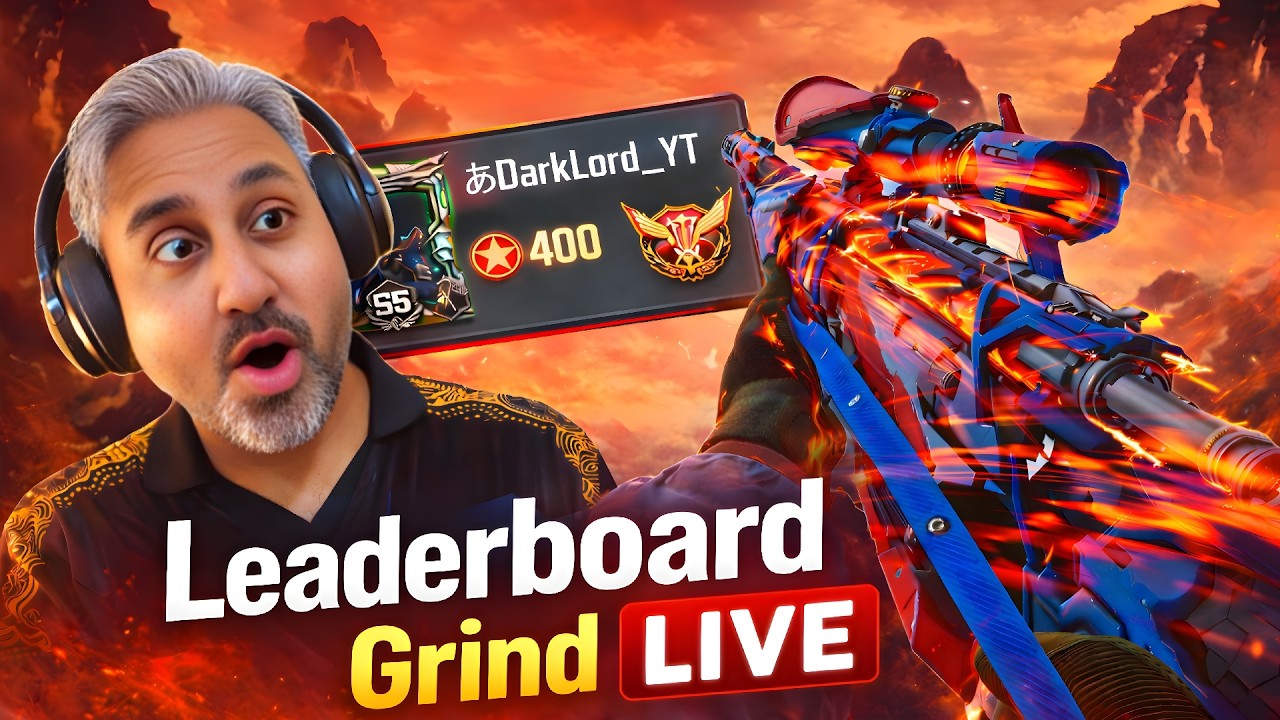 🔴 LIVE: Legendary Leaderboard Rank Push (Sweaty Pro Lobbies) | COD Mobile