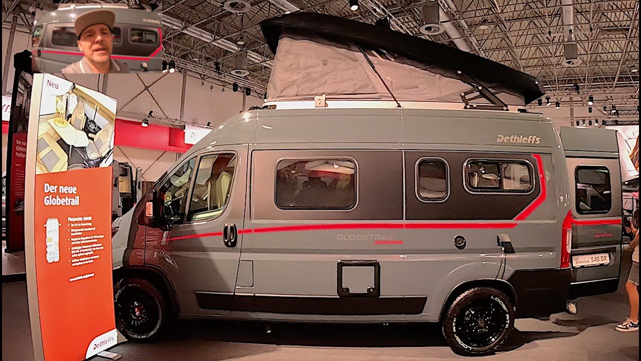 Dethleffs Globetrail 540 DR Advantage RV Camper Van Fiat Ducato walkaround and interior V1576