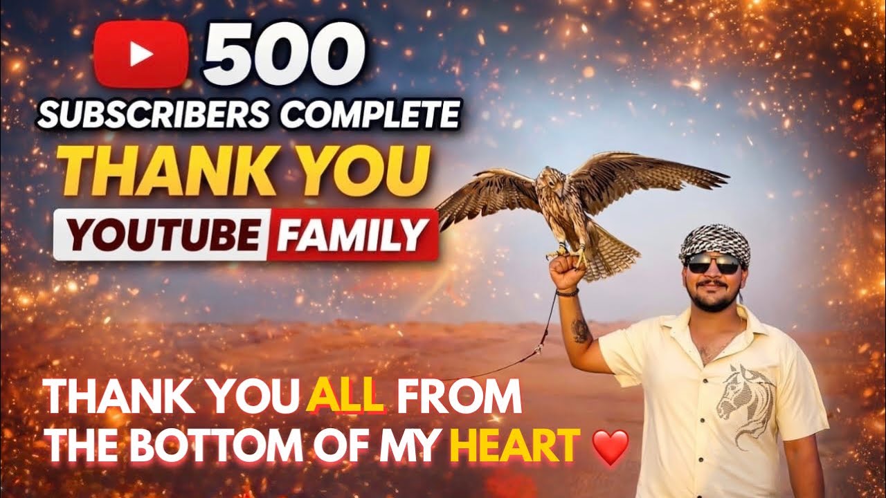 WE DID IT! 500 Subscribers Completed😊| Thank You My Youtube Family !