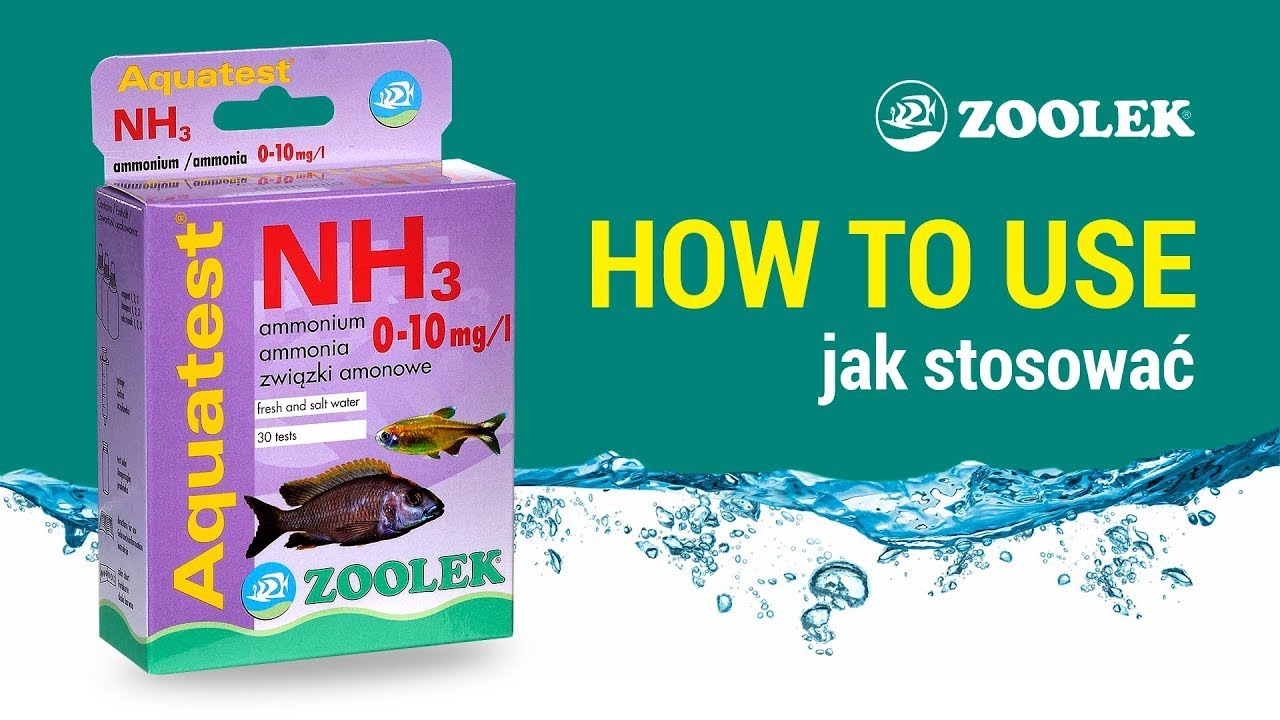 Zoolek Aquatest NH3  - instrukcja