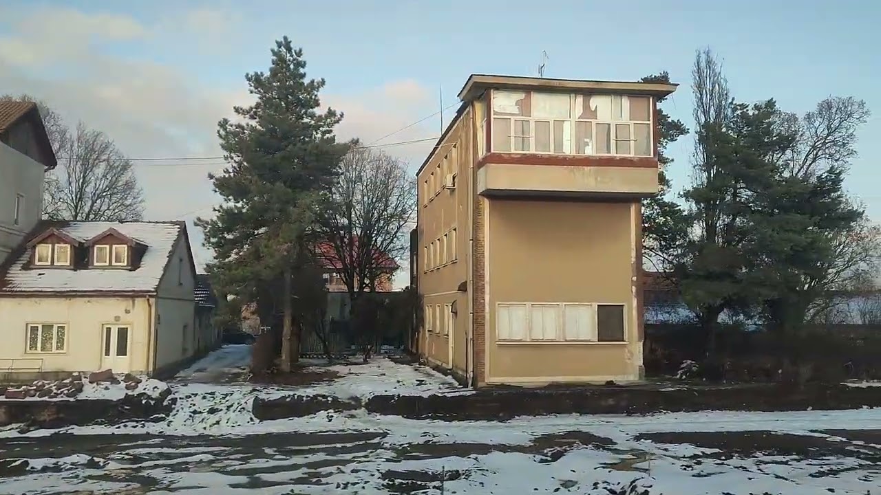 Debrecen to Oradea winter train, from Hungary to Romania