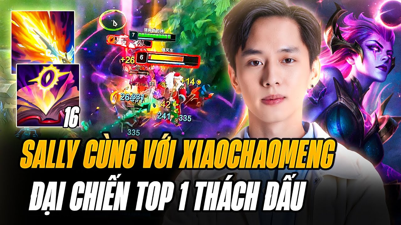 Sally Vác Diana Cùng Darius Của XiaoChaoMeng Đại Chiến Top 1 TĐ Máy Chủ Siêu Cấp Trung Quốc