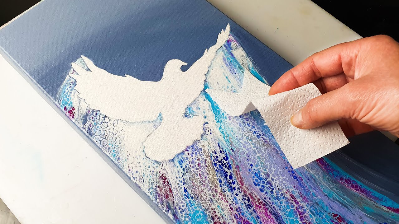 You won&rsquo;t believe how easy this Dove Painting is to make&hellip;