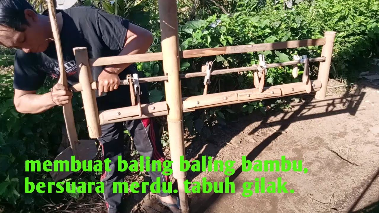 Cara buat kincir angin bunyi gamelan Bali