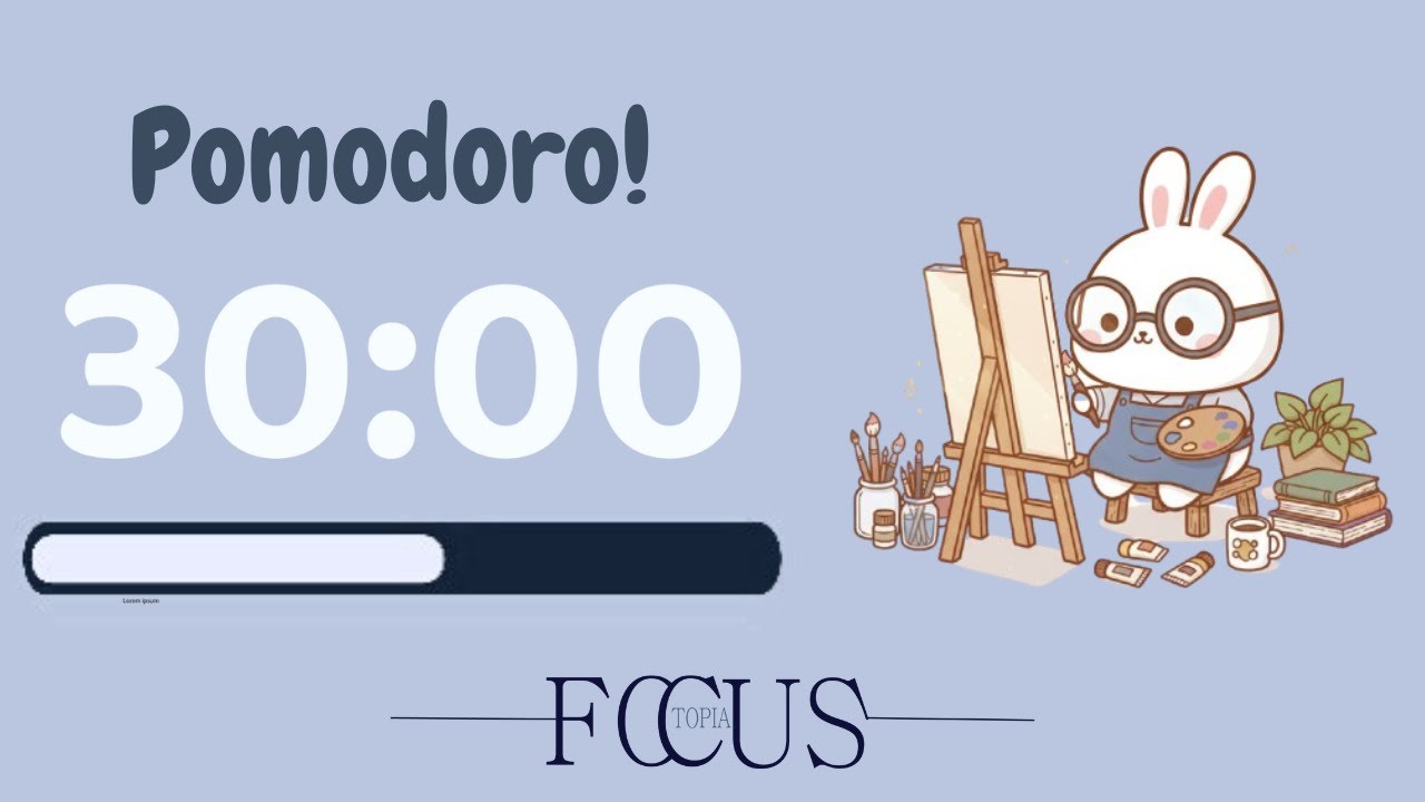 Study With Me Pomodoro (3×30) – Friday Deep Focus Session | Focustopia
