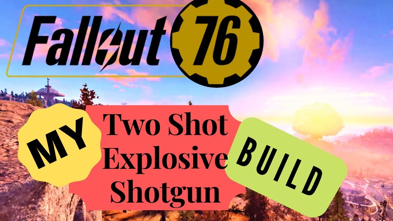 Fallout 76 - My 2 Shot Explosive Shotgun Build - Perk Cards