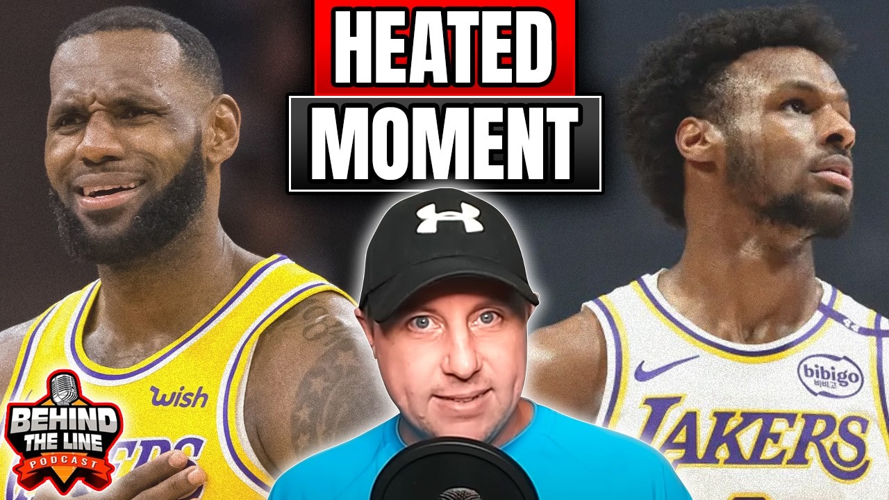 LeBron James ADMONISHES Bronny James after TERRIBLE Performance