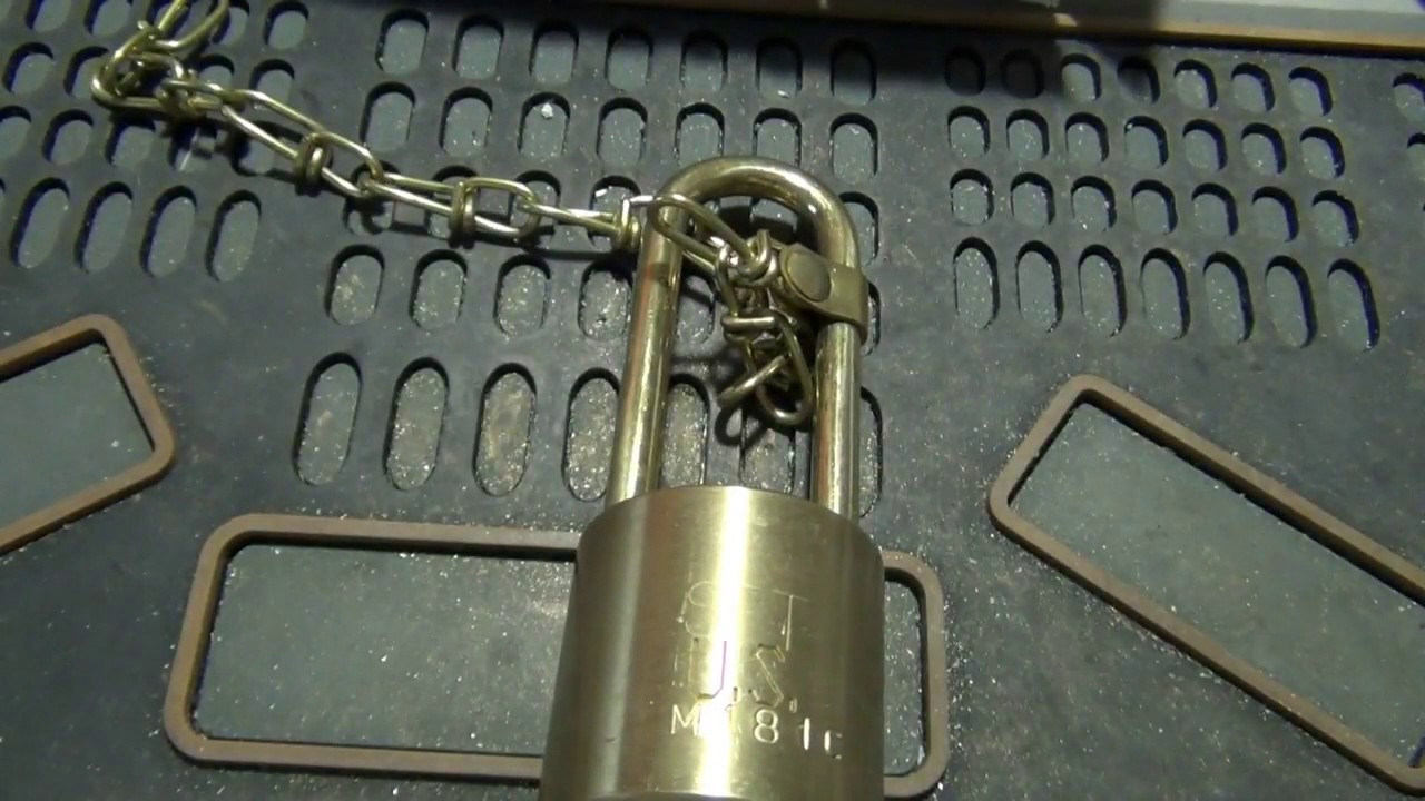 (140) American 5340 Round Body Brass Padlock SPP'd