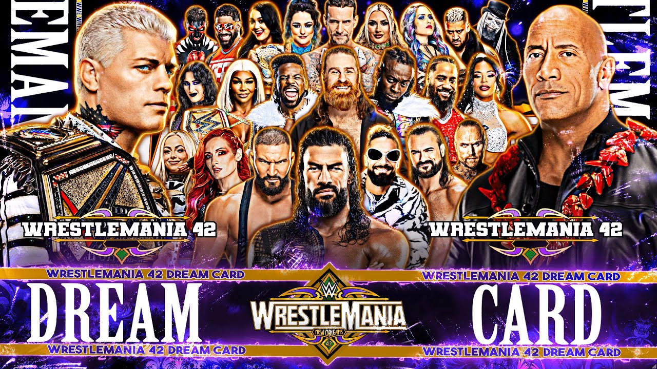 WWE WrestleMania 42 Dream Card Predictions