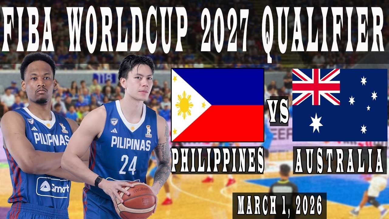 Philippines  🇵🇭 vs Australia 🇦🇺 FULL GAME | FIBA World Cup Qualifiers #gilaspilipinas #goboomers