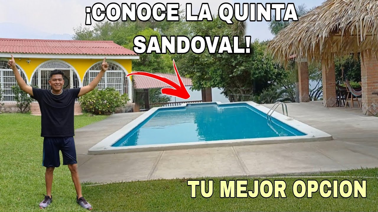 EL mejor LUGAR para PASARLA bien en COATEPEQUE, Santa Ana 🇸🇻 ¡Quinta Sandoval! 🏡🏖