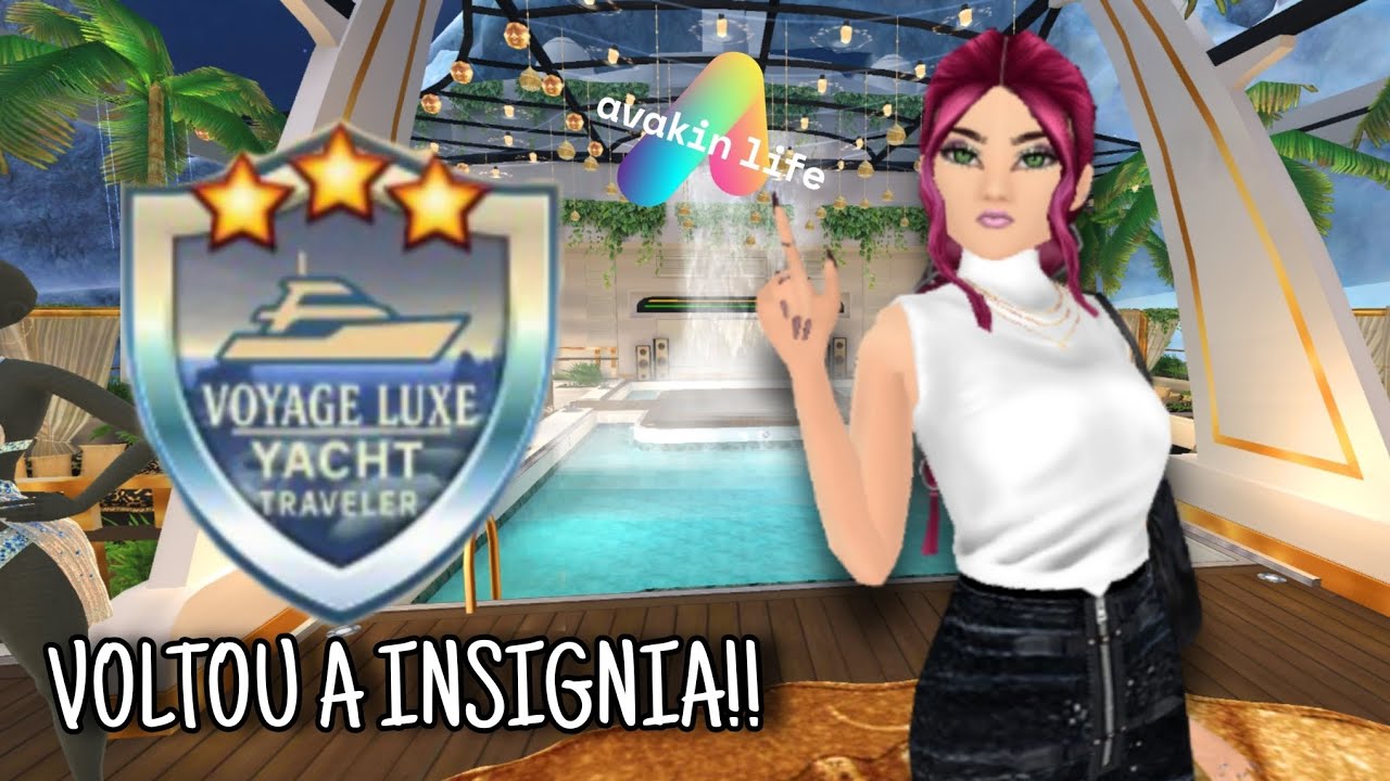 PEGA AGORA A SUA INSIGNIA LEVEL 3!!!( ELA VOLTOUUU) Avakin life 