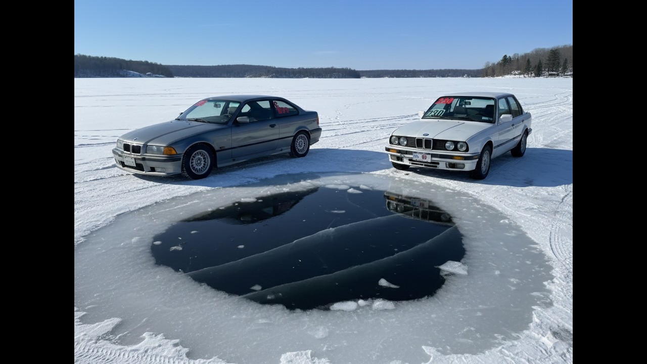 My Ice Racing E30 Blew Up- 6 HOURS to Get My E36 Ready to Ice Race - AMEC Ice Race #2 Peck's Lake