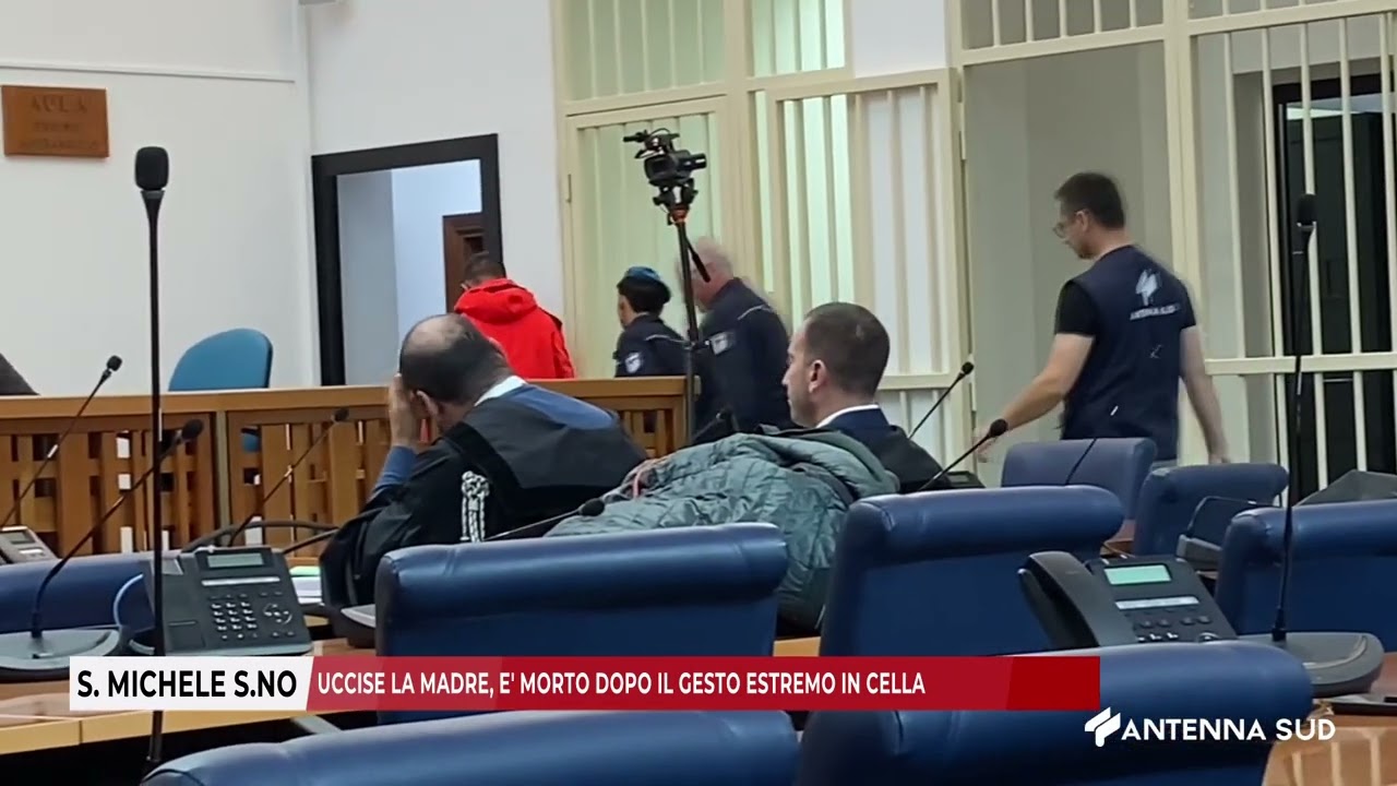 03 FEBBRAIO 2026   SAN MICHELE SALENTINO   UCCISE LA MADRE    E' MORTO DOPO IL GESTO ESTREMO IN CELL
