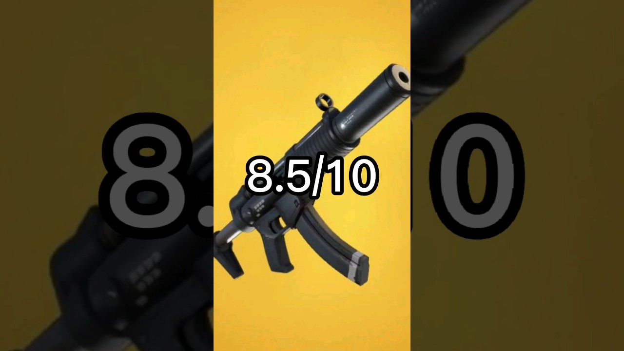 ranking every fortnite smg #fortnite #ranking #smg #shorts
