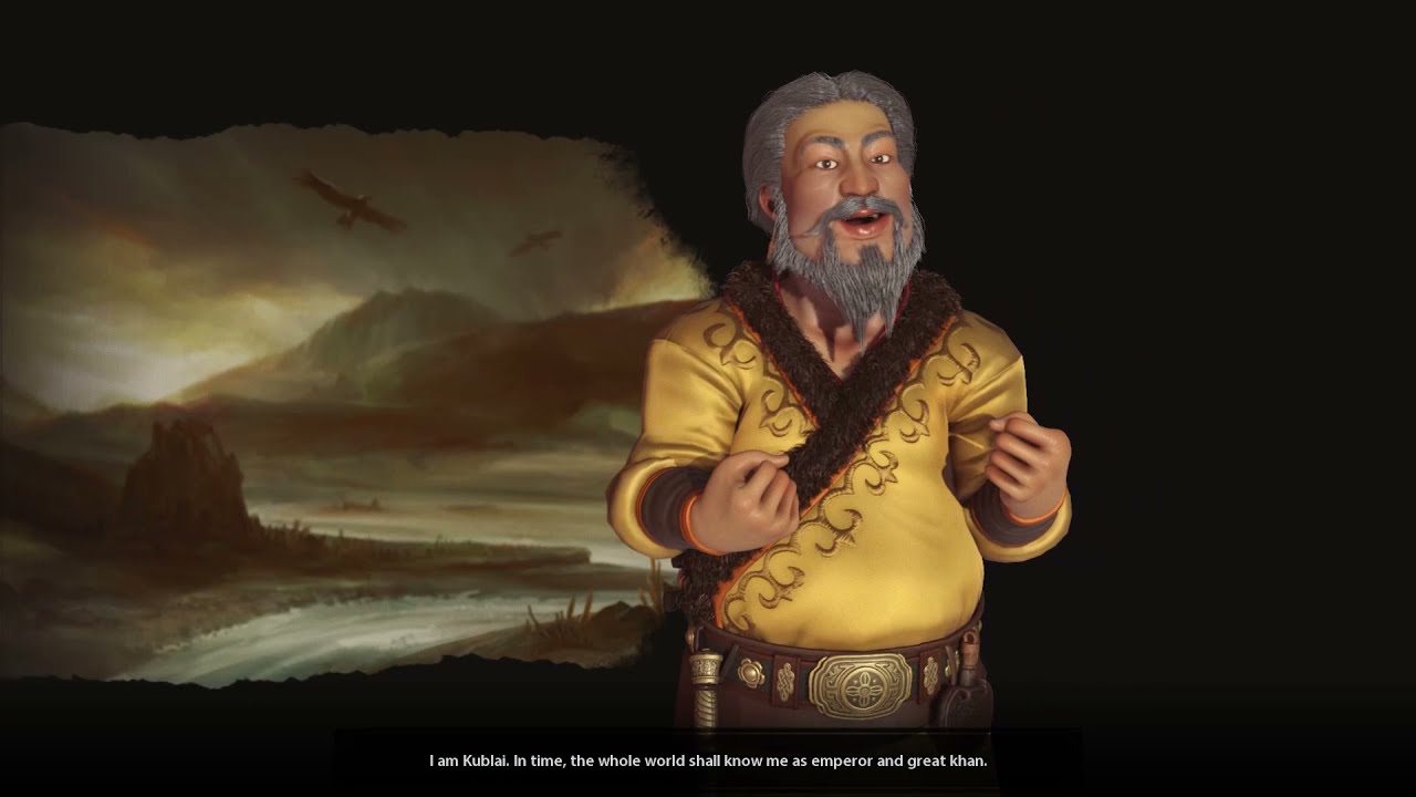 Civilization VI New Frontier Pass-All Leaders Greeting Clip