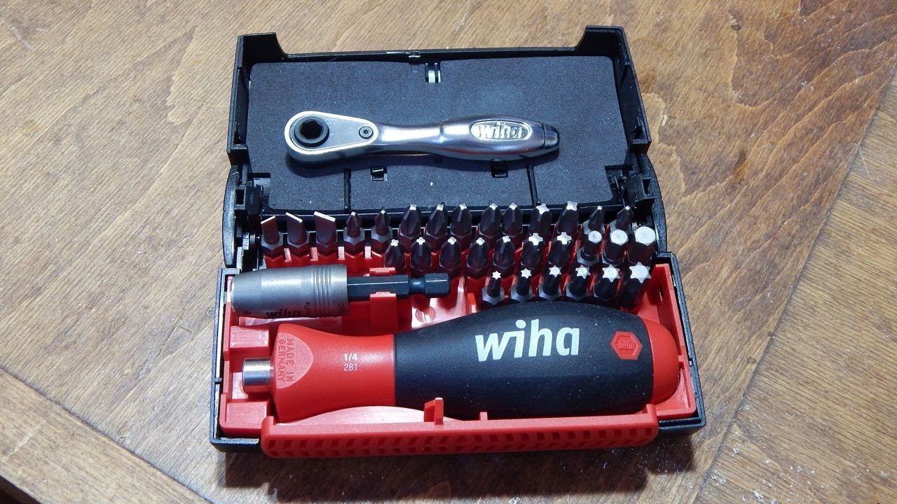 Набор бит и трещотка от Wiha