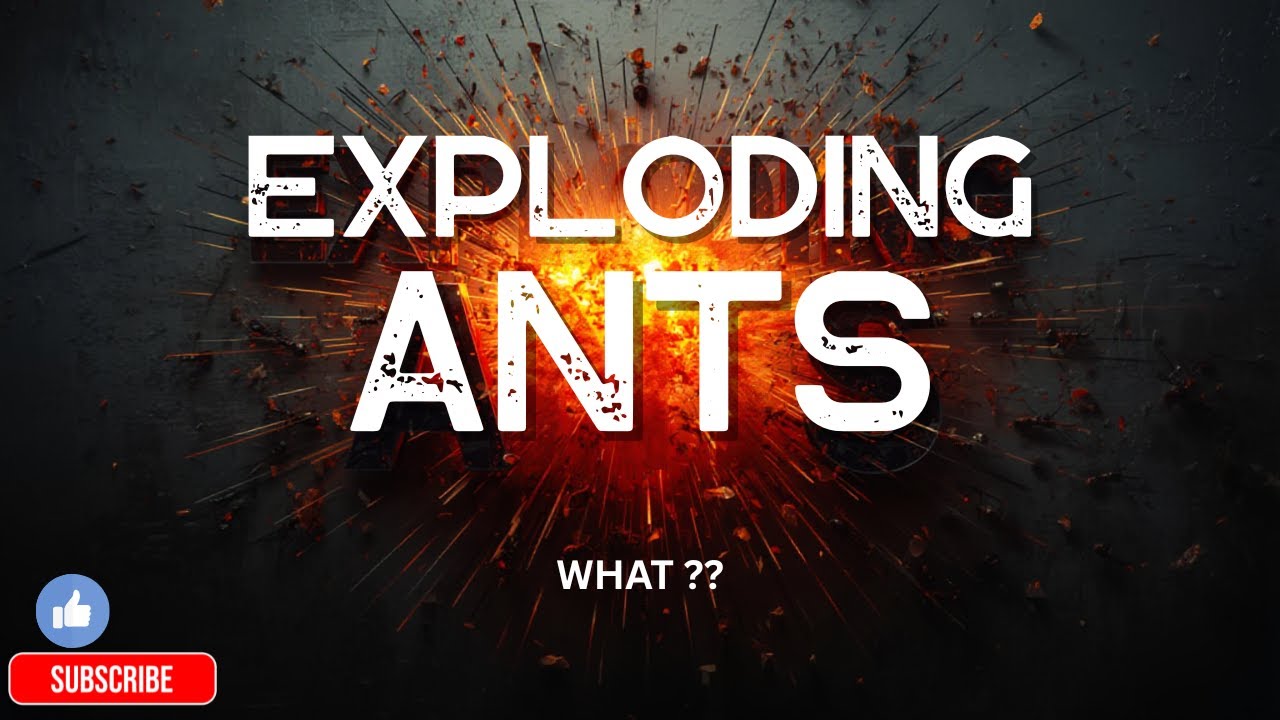 These Ants Explode to Win  The Wildest Defense in Nature !