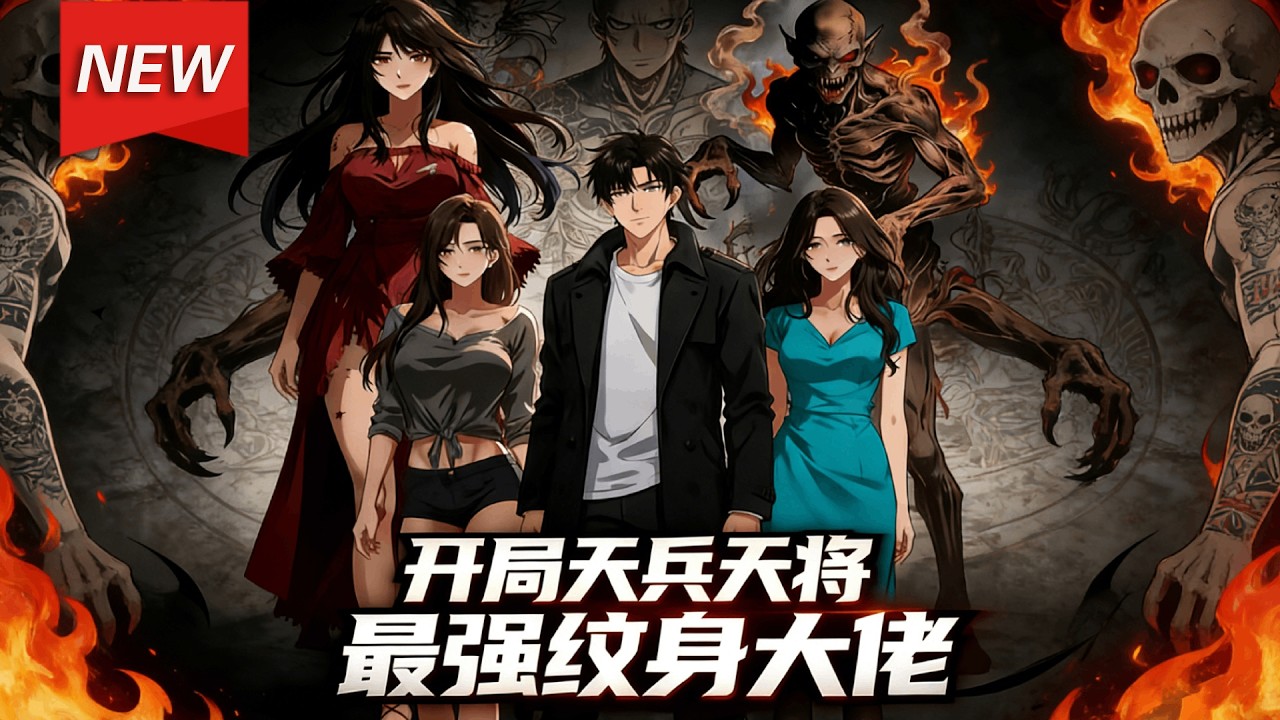 MULTISUB📢新番上线《开局天兵天将，最强纹身大佬觉醒》第1~50集丨楚河重生回末日降临，斥巨资请来十大顶级纹身师，将整座天庭纹遍全身，誓要在末日诡变中逆转人类灭亡的命运！#漫剧 #破晓动漫社