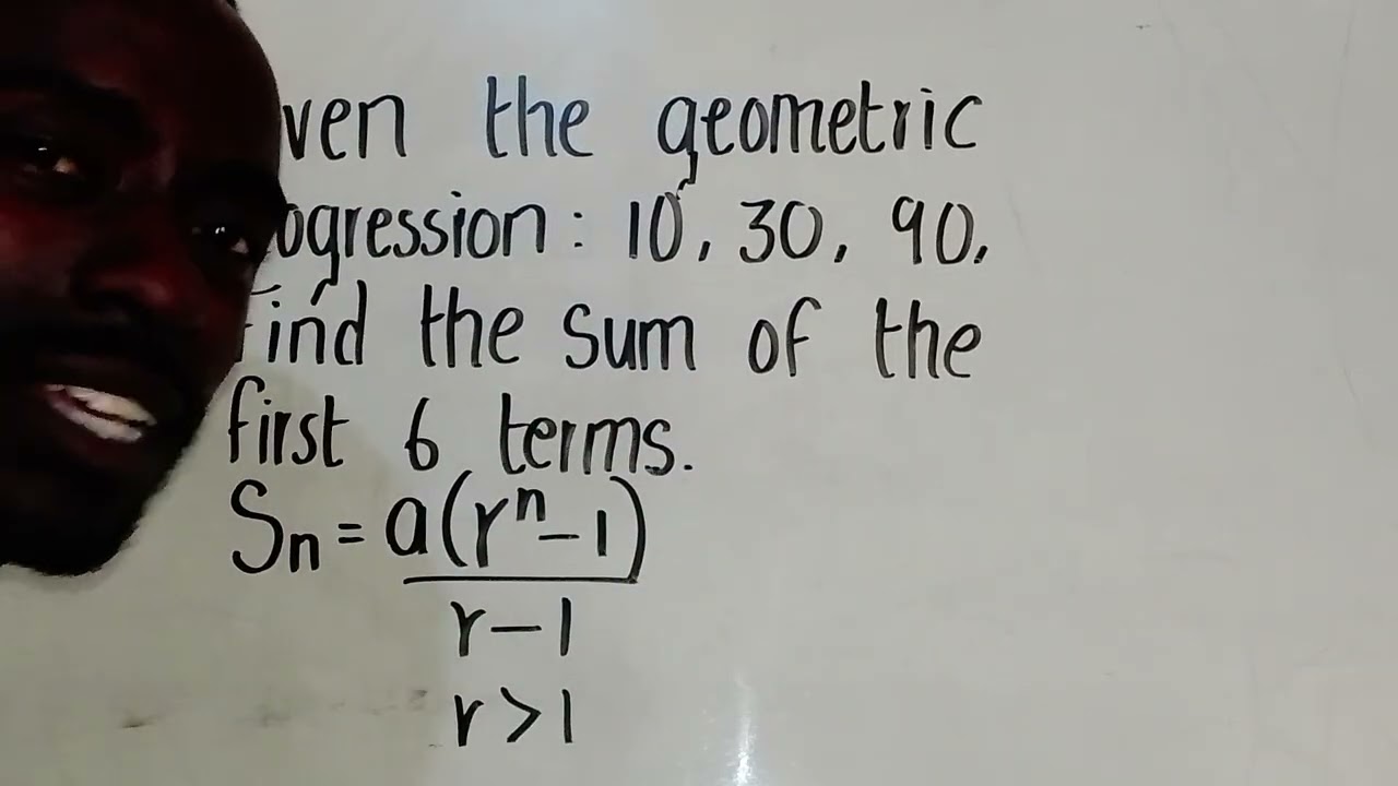 Maths geometric progression sum