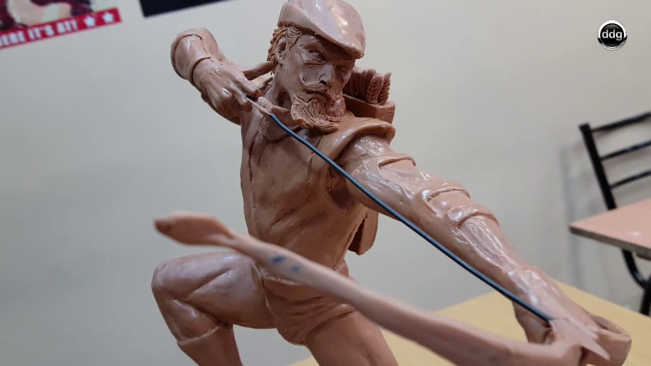 Escultura paso a paso superheroe en plasticera por DDG