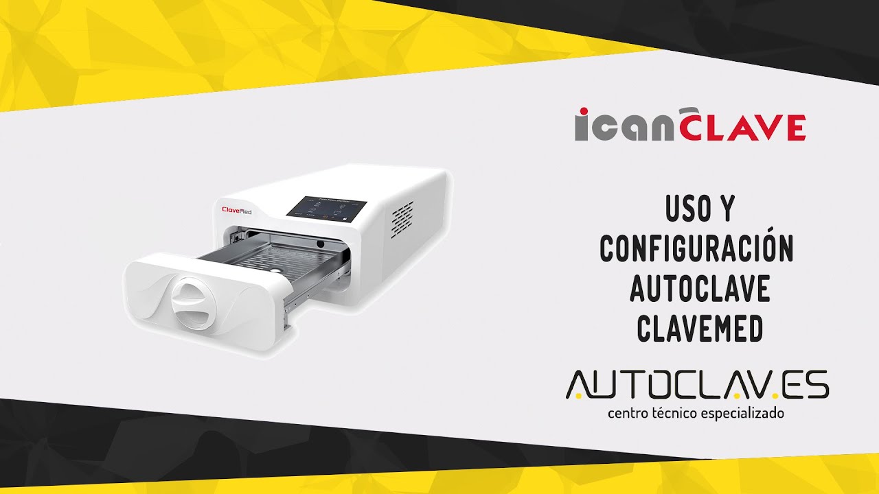 Autoclave Clavemed IcanClave - Manual de uso y configuración #autoclave #esterilización