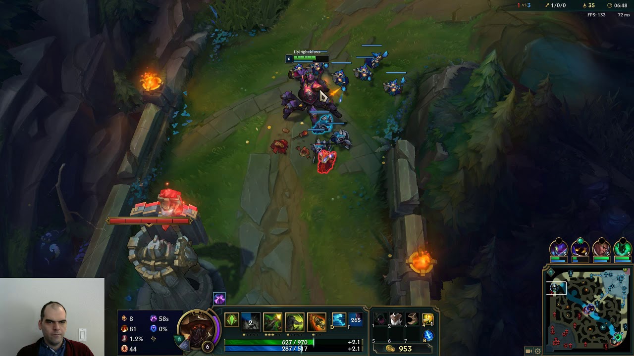 Urgot vs Poppy, top lane, with commentary