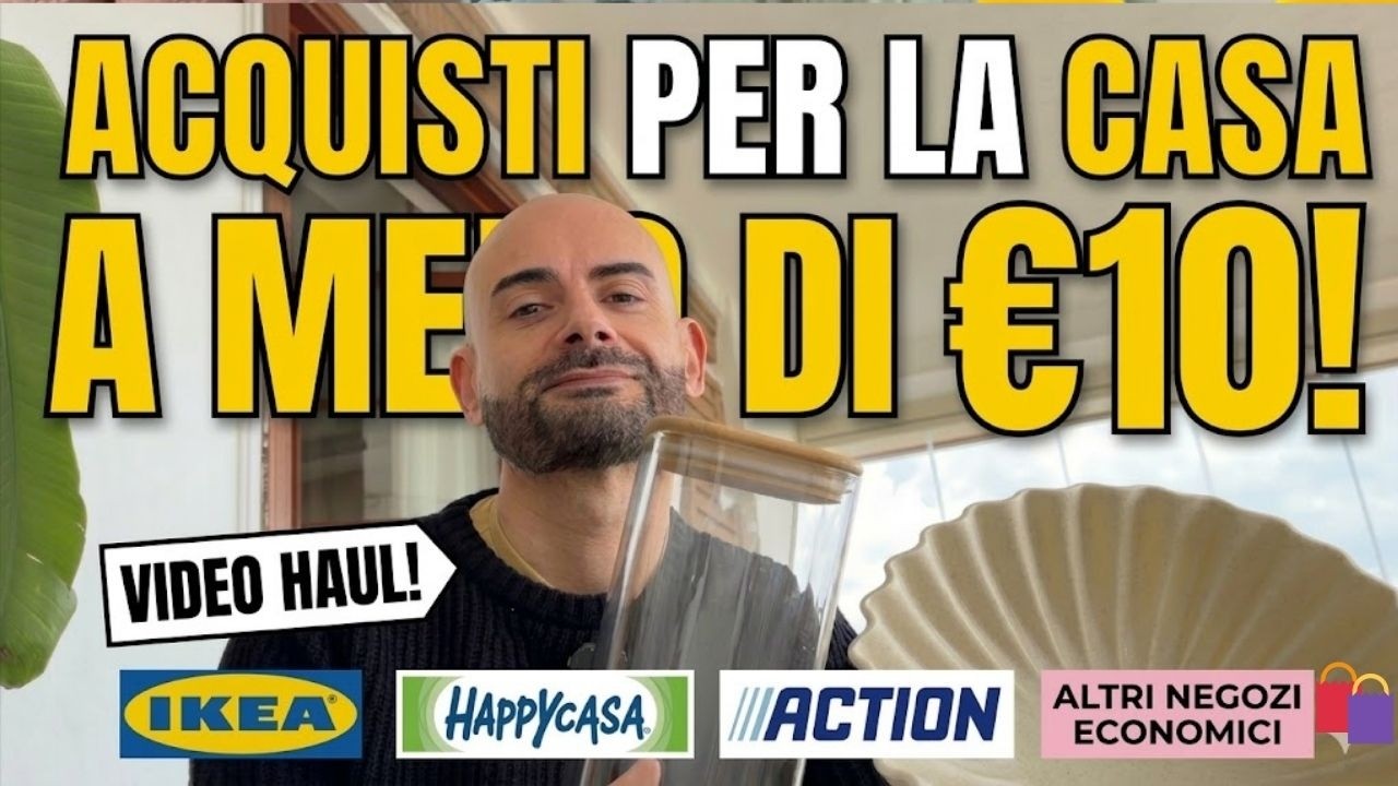 TUTTO a meno di 10€! 😱 Haul Casa IKEA, ACTION e HAPPY CASA